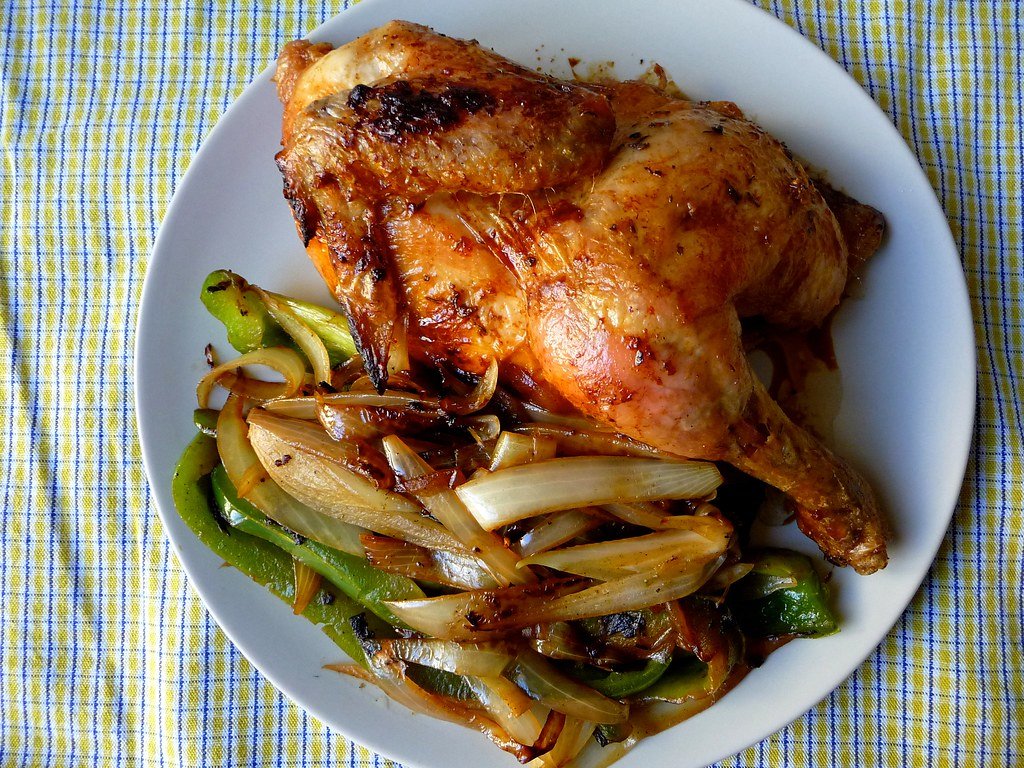 receta de pollo al horno